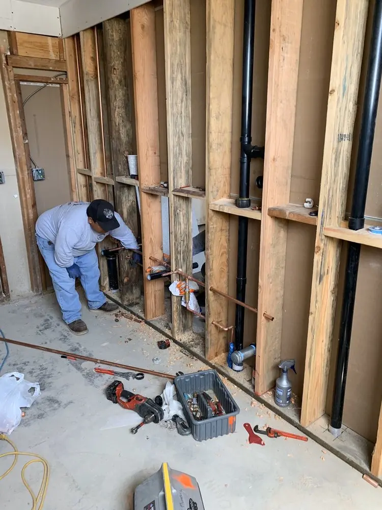 Commercial rough-in plumbing for Commercial Plumbing in Cinco Ranch